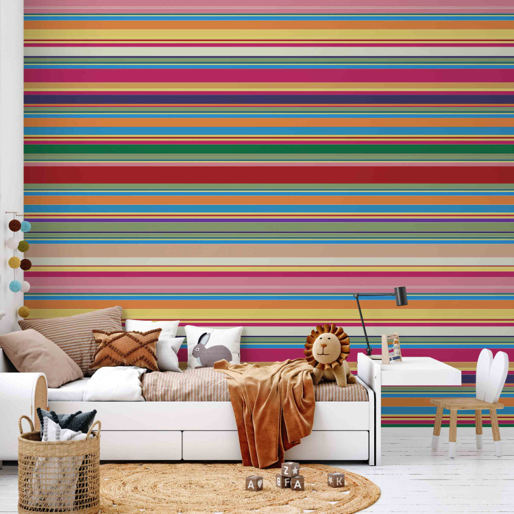 Wall Mural Subdued stripes 60772 additionalImage 4