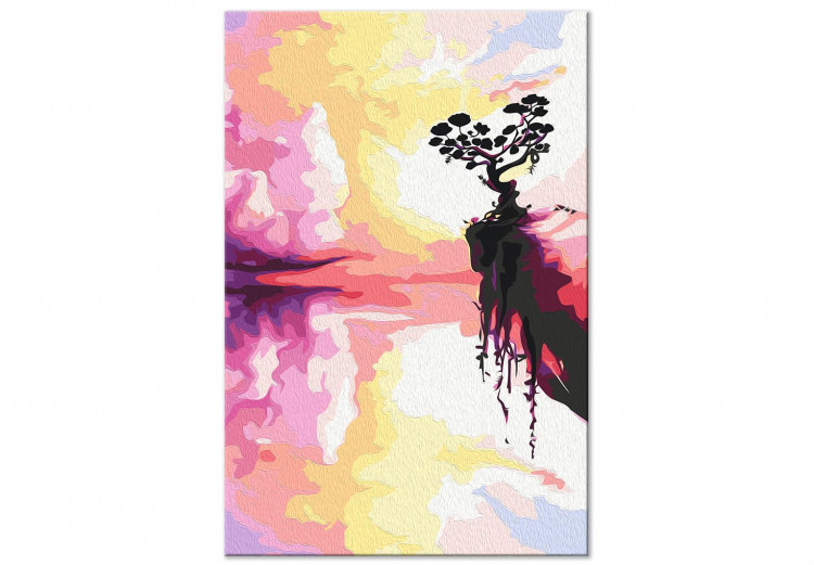 Paint by Number Kit Magical Sunset - Landscape With a Colorful Sky and a Tree 144082 additionalImage 6