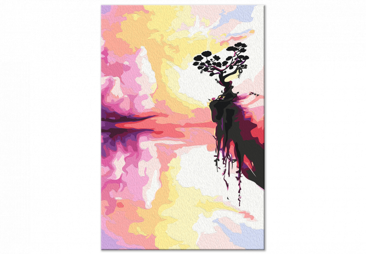 Paint by Number Kit Magical Sunset - Landscape With a Colorful Sky and a Tree 144082 additionalImage 7