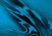 Canvas Blue vortex - abstract, fancy with blue and black graphics 56682 additionalThumb 3