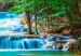 Canvas Waterfall in Kanchanaburi (3 Parts) 122192 additionalThumb 5