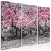 Canvas Blooming Magnolias - triptych with magnolia trees and pink flowers 128792 additionalThumb 2