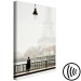 Canvas View of Paris - photo with woman on bridge and Eiffel Tower in offset 132292 additionalThumb 6