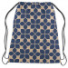 Backpack Oriental tiles - a beige and blue ceramic-inspired pattern 147492 additionalThumb 2