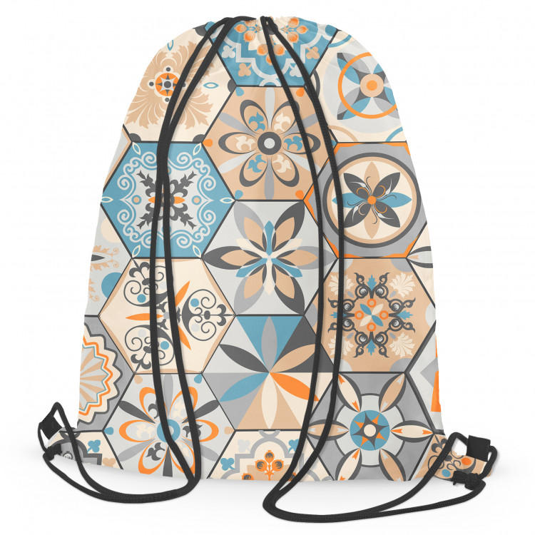 Backpack Oriental hexagons - a motif inspired by patchwork ceramics 147692
