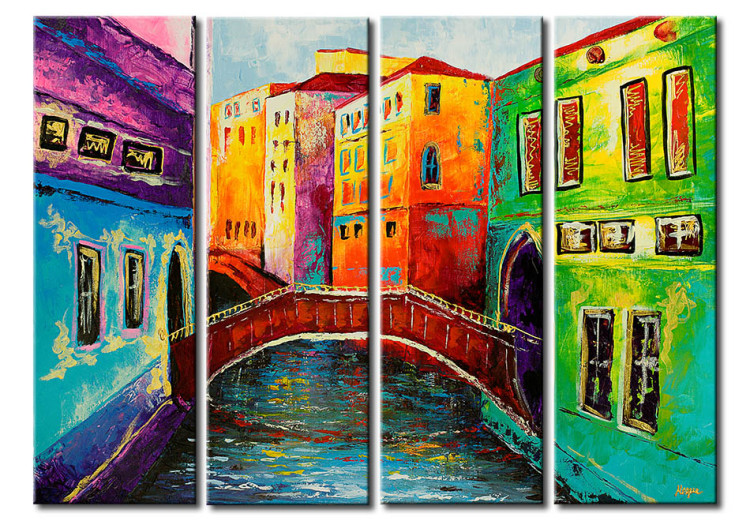Canvas Colourful Venice 49692