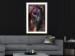 Poster Black Jaguar - animal among abstract colors on a dark background 131813 additionalThumb 13