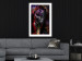 Poster Black Jaguar - animal among abstract colors on a dark background 131813 additionalThumb 3
