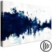 Canvas Blue in white - Abstraction with streaks in classic blue 135213 additionalThumb 6