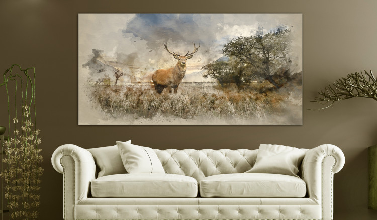 Large Canvas Deer in Field II [Large Format] 137613 additionalImage 5