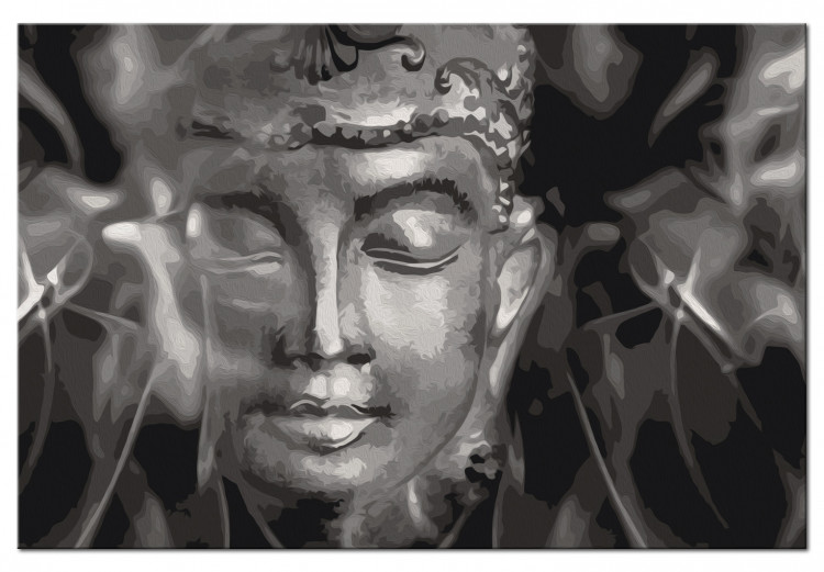 Paint by Number Kit Buddha in Black and White 107723 additionalImage 6