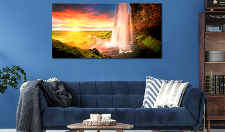 Large Canvas Seljalandsfoss Waterfall II [Large Format] 128723 additionalImage 5