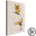 Canvas Golden cranes - a stylized japanese-style composition in beige 136523 additionalThumb 6