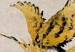 Canvas Golden cranes - a stylized japanese-style composition in beige 136523 additionalThumb 5
