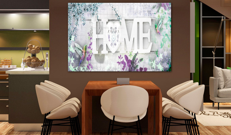 Large Canvas Home and Hummingbirds - Green [Large Format] 137623 additionalImage 5