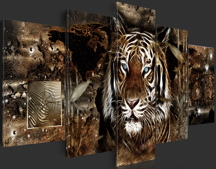 Acrylic Print Guard of the Jungle [Glass] 92523 additionalImage 6