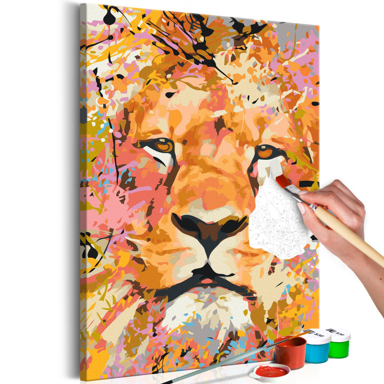 Paint by Number Kit Watchful Lion 127233 additionalImage 3