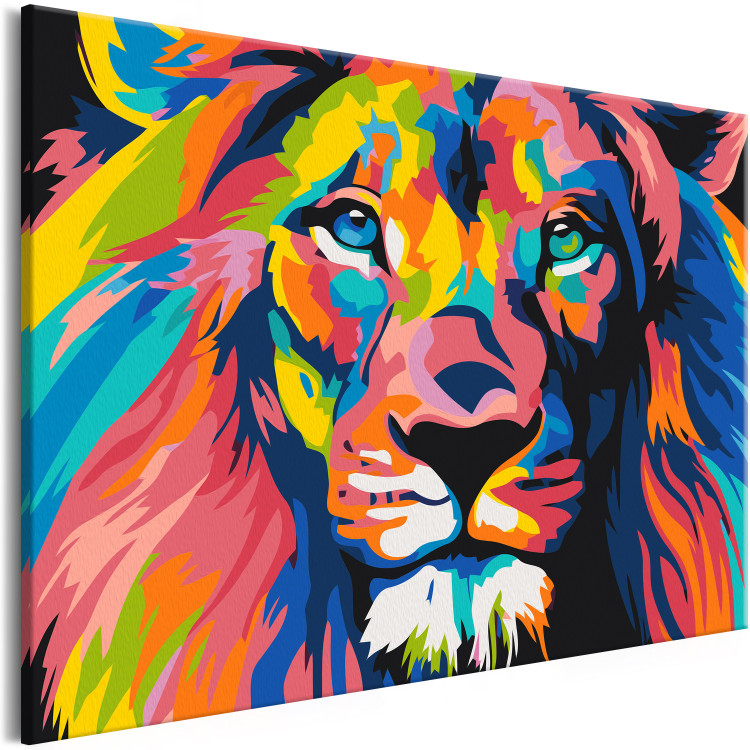 Paint by Number Kit Colorful Lion 137933 additionalImage 6