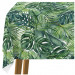 Tablecloth Green corner - leaves of various shapes, shown on a white background 147333