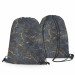 Backpack Cracked magma - graphite imitation stone pattern with golden streaks 147433 additionalThumb 3
