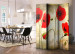 Room Divider Golden Poppy Field - romantic red flowers in an artistic motif 95533 additionalThumb 2