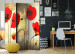 Room Divider Golden Poppy Field - romantic red flowers in an artistic motif 95533 additionalThumb 4