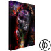 Canvas Black Jaguar (1-piece) Vertical - abstract colorful animal 131643 additionalThumb 6