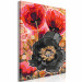 Paint by Number Kit Blooming Poppies - Three Flowers and Black, Red and Gold Accessories 144143 additionalThumb 7