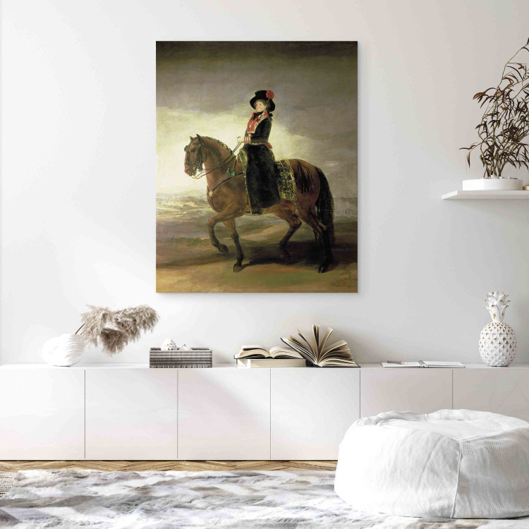 Canvas Equestrian portrait of Queen Maria Luisa 156843 additionalImage 5