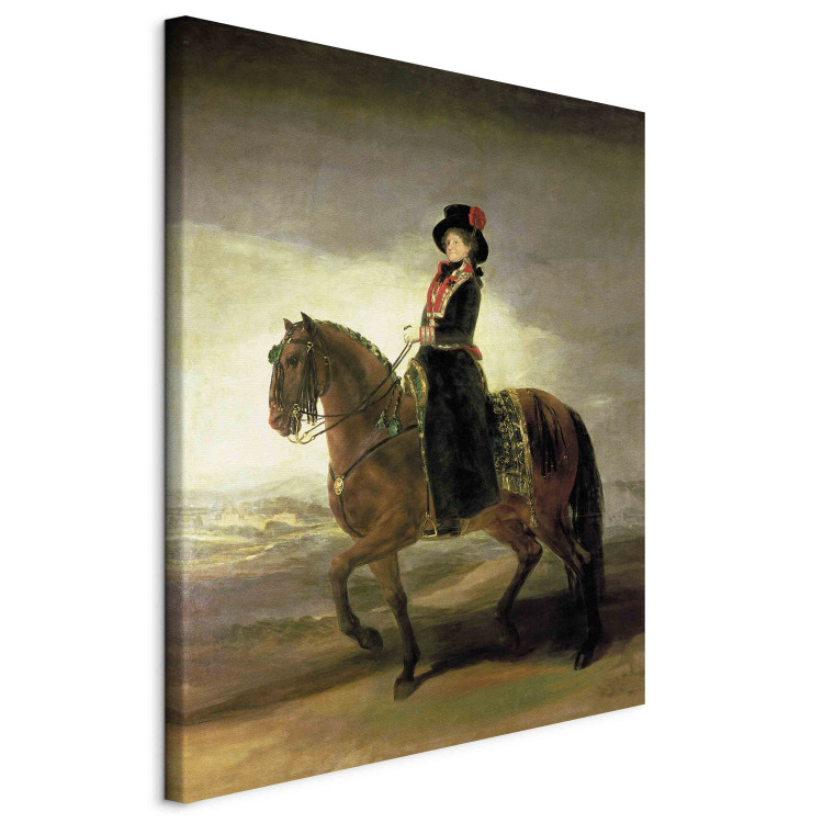 Canvas Equestrian portrait of Queen Maria Luisa 156843 additionalImage 2