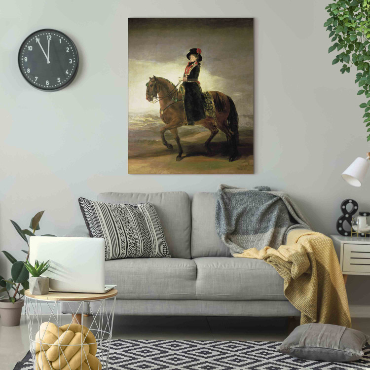 Canvas Equestrian portrait of Queen Maria Luisa 156843 additionalImage 3