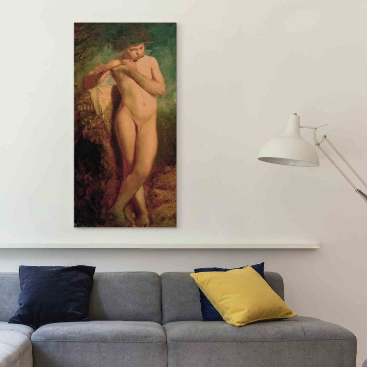 Canvas Naked boy playing the flute 157843 additionalImage 5