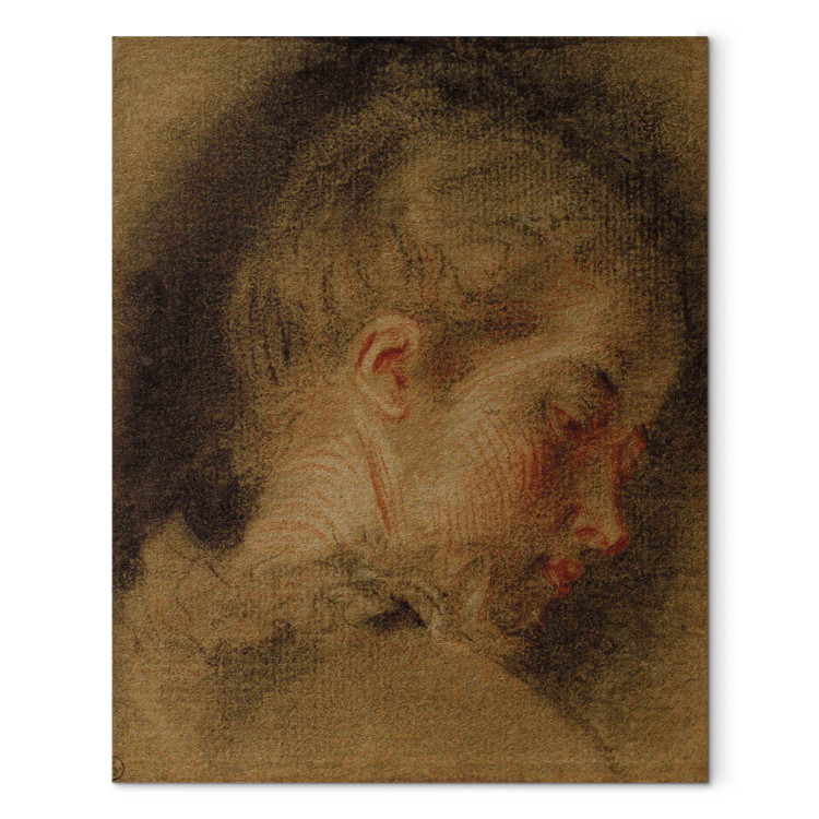 Canvas Head of a young woman, bent to the right 159043
