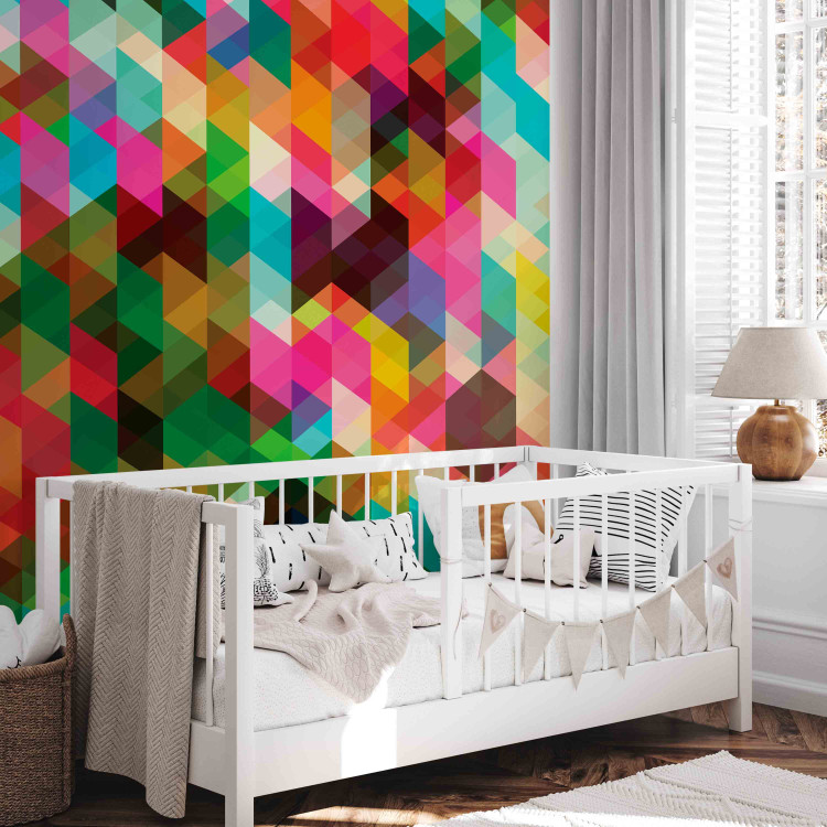 Wall Mural Colourful geometry - background in the form of regular geometric figures 88943 additionalImage 6