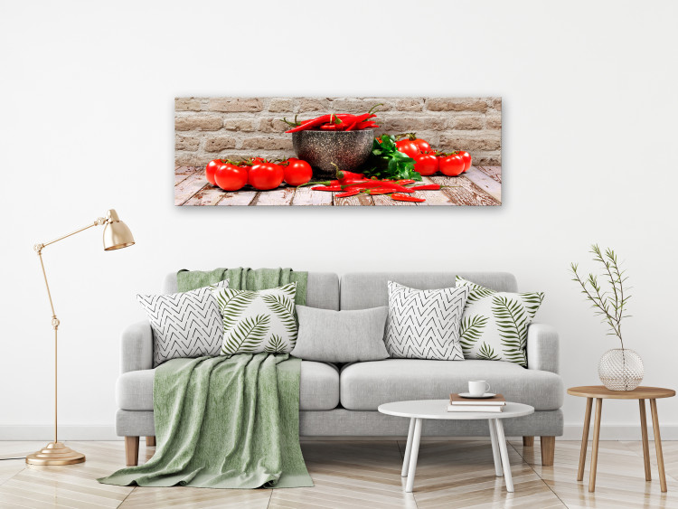 Canvas Red Vegetables (1 Part) Brick Narrow 107953 additionalImage 3