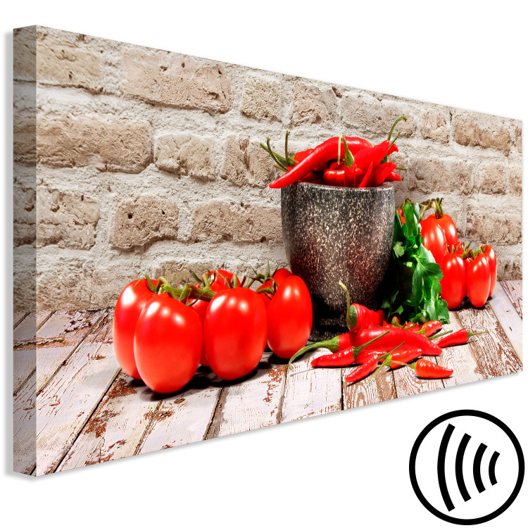 Canvas Red Vegetables (1 Part) Brick Narrow 107953 additionalImage 6