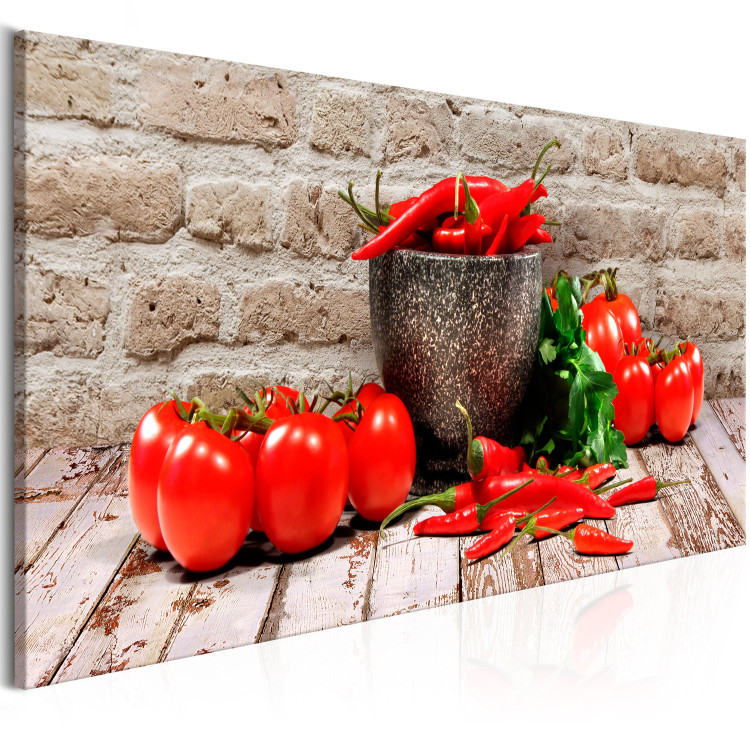 Canvas Red Vegetables (1 Part) Brick Narrow 107953 additionalImage 2