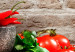 Canvas Red Vegetables (1 Part) Brick Narrow 107953 additionalThumb 5