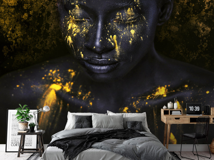 Wall Mural Bathed in Gold 129853
