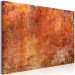 Canvas Autumn park - abstraction with blurry floral in red and yellow 135453 additionalThumb 2