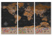 Decorative Pinboard World: Brown Map II [Cork Map] 98053 additionalThumb 2
