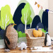 Wall Mural Landscape for children - blue and green nature with mountain motif 143463 additionalThumb 5