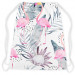 Backpack Flamingos on holiday - floral design with exotic leaves and birds 147363 additionalThumb 2