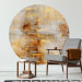 Round wallpaper Luminous Texture - Abstract Composition in Warm Tones 149163 additionalThumb 2