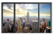 Wall Mural City ​​behind glass 61563 additionalThumb 1