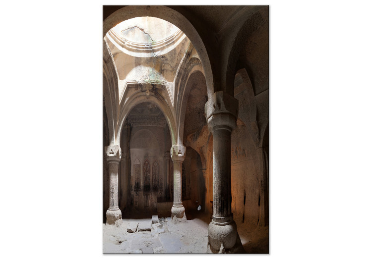 Canvas Roman temple - photograph of religious architecture with columns 123873