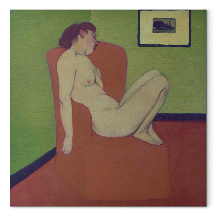 Canvas Nude woman sittin gon a chair 153373 additionalImage 7