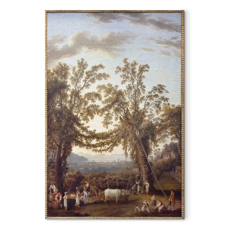 Canvas Autumn: Vineyard and view of Sorrento, the gulf and the island 156673 additionalImage 7