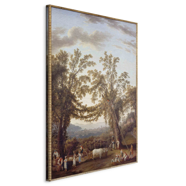 Canvas Autumn: Vineyard and view of Sorrento, the gulf and the island 156673 additionalImage 2