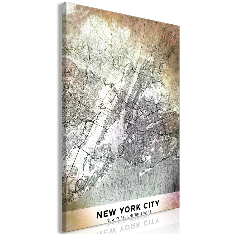 Canvas New York City plan - USA city map with inscription 132083 additionalImage 2